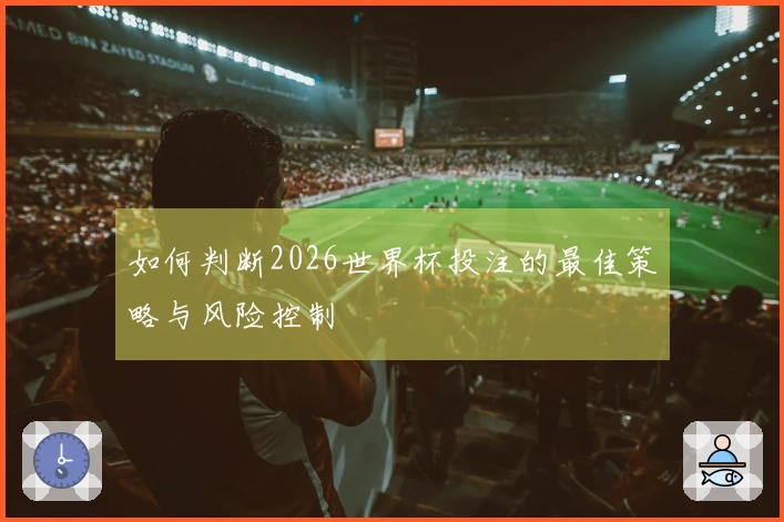 如何判断2026世界杯投注的最佳策略与风险控制